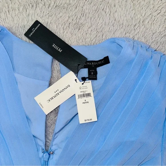 Banana Replublic chiffon pleated dress - Picture 10 of 17